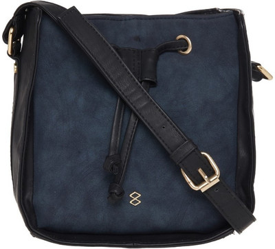 

Horra Women Casual Blue PU Sling Bag