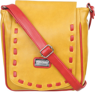 

Right Choice Girls Casual Yellow, Red Synthetic Leather Sling Bag, Red;yellow