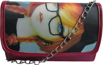 

CHERRY BLUE Girls Casual Maroon PU Sling Bag