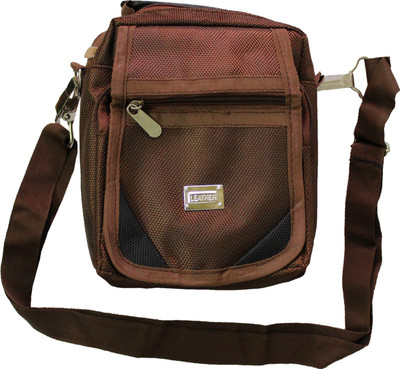 

BAGGON Men & Women Casual Brown Polyester Sling Bag