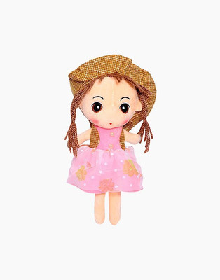 

OWO Cute Princess Soft Doll for Valentine, Birthday special gift - 40 cm(Beige & Brown)