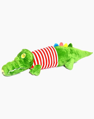 

OWO Stuffed Soft Cute Green CROCODILE Plush Toy - 44 cm(Green)