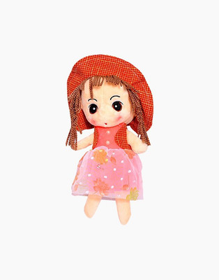 

OWO Adorable Princess Soft Red Doll for Valentine, Birthday special gift - 40 cm(Red)