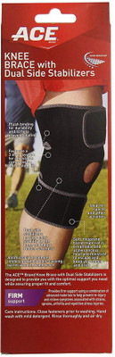 

Ace Knee Brace with Dual Side Stabilizers Knee Support (, Black