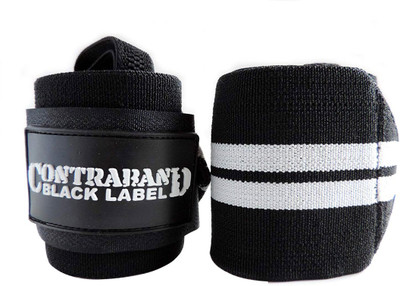 

Contraband Black Label 1001 Wrist Wraps in Light/Medium/Heavy/EXTREME Strength Wrist Support (, Black
