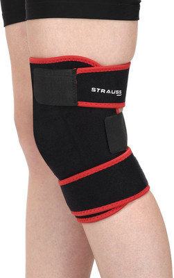 

Strauss Adjustable Knee Support (, Black, Red