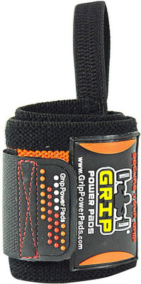 

Grip Power Pads Deluxe Wrist Wraps (1 Pair /2 Wraps) for Weight Lifting Wrist Support Cotton Wraps Hand Support (, Multicolor