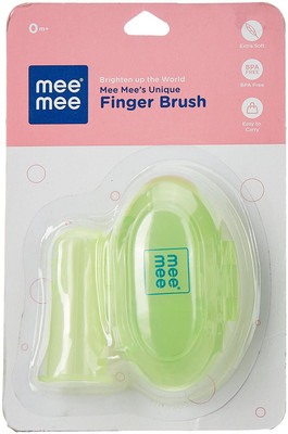 

MeeMee Silicon Gum Cleaner for Infants Extra Soft Toothbrush(Pack of 2)