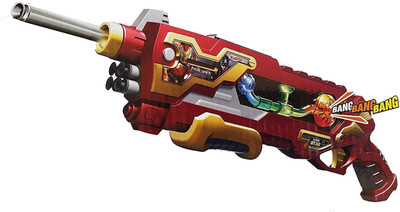 

TOYGALAXY captain america civil war soft bullet blaster gun rechargeable with lights and sound(Red)