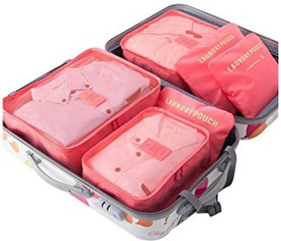 

Gadget Bucket 6 in 1 Travel Laundry Pouch Cosmetics Makeup Bag Travel organizer(Multicolor)