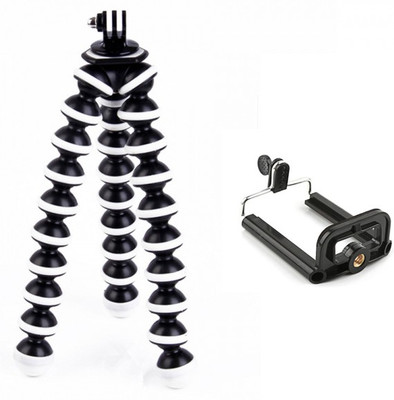 

ALLMUSIC Best buy new arrival fully flexible high grade tripod selfie stick/mobile camera holder/dslr holder/video shooting gorillpod 10" Flexible Foldable JF047 Octopus Mini Tripod Stand Octopus Stand/mobile Holder Gorillapod Tripod Tripod, Tripod Kit Tr