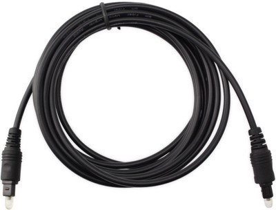 

DazzelOn TV-out Cable 5 Meter Toslink Digital Fiber Optical Audio Cable(Black, For BluRay, 5)