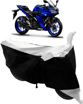 Flipkart SmartBuy Two Wheeler Cover for Yamaha(YZF, Black, Silver)
