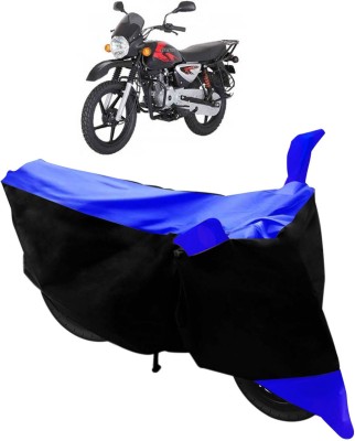 Flipkart SmartBuy Two Wheeler Cover for Bajaj(Boxer, Black, Blue)