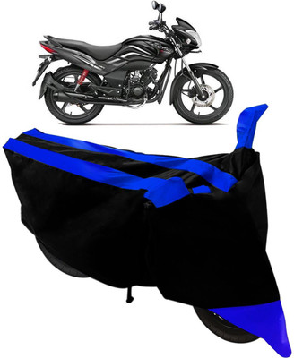 Flipkart SmartBuy Two Wheeler Cover for Hero(Passion Xpro, Black, Blue)