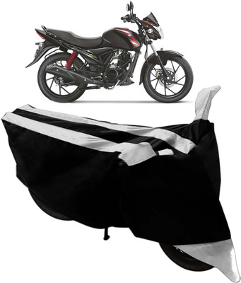 Purpleheart Two Wheeler Cover for Suzuki(Sling Shot Plus, Black, Silver)