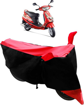 Flipkart SmartBuy Two Wheeler Cover for Mahindra(Duro DZ, Black, Red)
