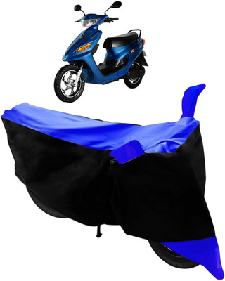Flipkart SmartBuy Two Wheeler Cover for Indus(Yo Electron, Black, Blue)