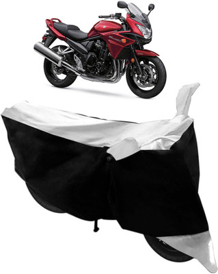 Flipkart SmartBuy Two Wheeler Cover for Suzuki(Bandit, Black, Silver)