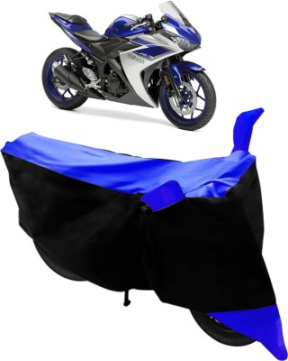 Flipkart SmartBuy Two Wheeler Cover for Yamaha(YZF R25, Black, Blue)