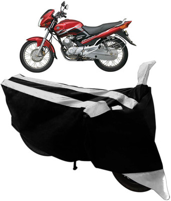 SHOOLIN Two Wheeler Cover for Hero(Ambition, Black, Silver)