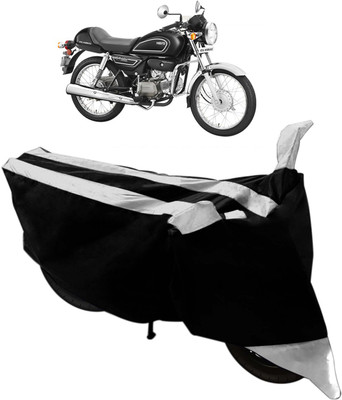 Flipkart SmartBuy Two Wheeler Cover for Hero(Splendor Pro Classic, Black, Silver)