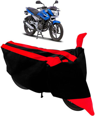 Flipkart SmartBuy Two Wheeler Cover for Bajaj(XCD 125cc, Black, Red)