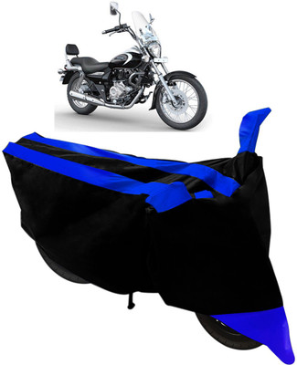 Flipkart SmartBuy Two Wheeler Cover for Bajaj(Avenger 220 Cruise, Black, Blue)
