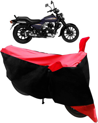 Flipkart SmartBuy Two Wheeler Cover for Bajaj(Avenger 150 Street, Black, Red)