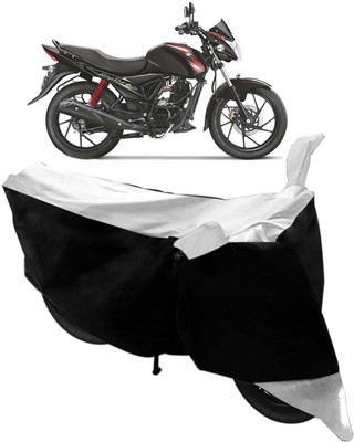 Purpleheart Two Wheeler Cover for Suzuki(Sling Shot Plus, Black, Silver)