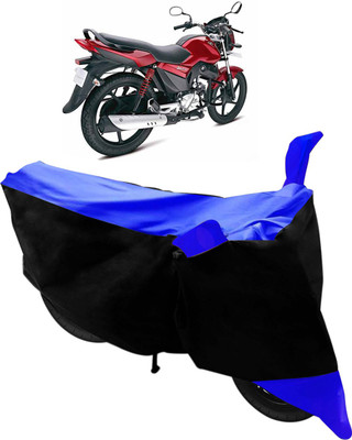 Flipkart SmartBuy Two Wheeler Cover for Mahindra(Stallio, Black, Blue)