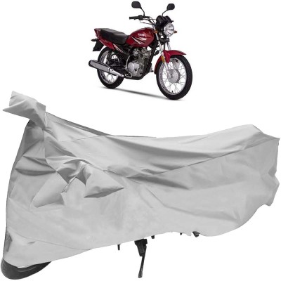 SHOOLIN Two Wheeler Cover for Honda(CD Dawn, Silver)