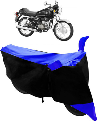 Flipkart SmartBuy Two Wheeler Cover for Hero(Splendor Pro Classic, Black, Blue)