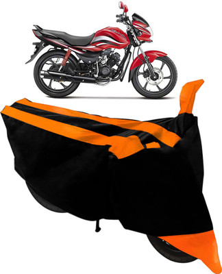 Purpleheart Two Wheeler Cover for Indus(Yo Electron, Black, Orange)