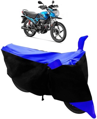 Flipkart SmartBuy Two Wheeler Cover for Hero(Passion Pro TR, Black, Blue)