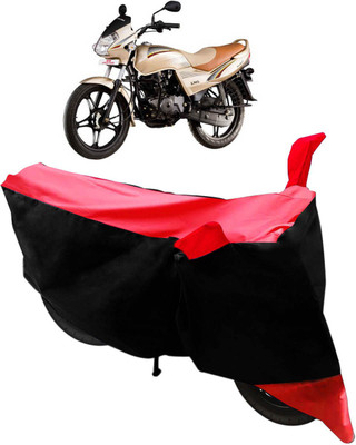 Flipkart SmartBuy Two Wheeler Cover for LML(Freedom, Black, Red)