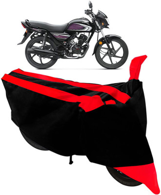 Purpleheart Two Wheeler Cover for Honda(Dream Neo, Black, Red)