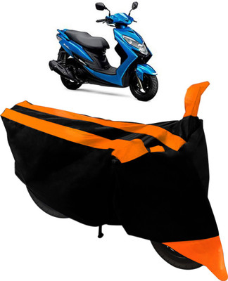 Flipkart SmartBuy Two Wheeler Cover for Suzuki(Swish, Black, Orange)