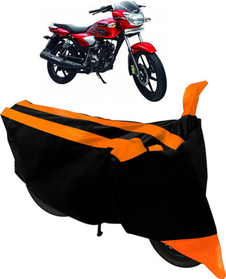 Flipkart SmartBuy Two Wheeler Cover for TVS(Phoenix 125, Black, Orange)