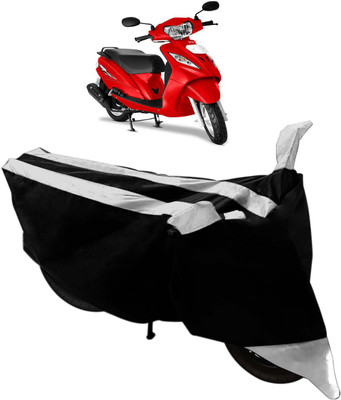 Flipkart SmartBuy Two Wheeler Cover for Indus(Yo Electron, Black, Silver)