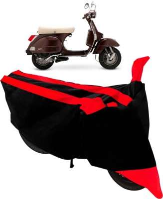 Flipkart SmartBuy Two Wheeler Cover for TVS(Star Euro, Black, Red)