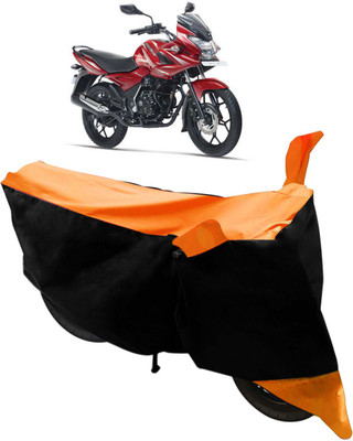 Flipkart SmartBuy Two Wheeler Cover for Bajaj(Discover 150 f, Black, Orange)