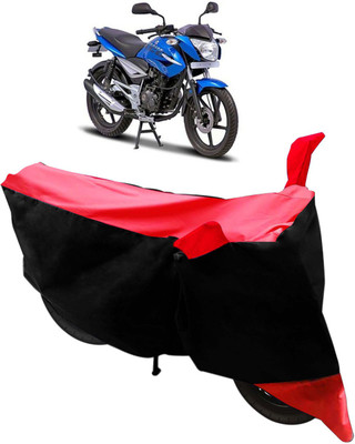 Flipkart SmartBuy Two Wheeler Cover for Bajaj(XCD 125cc, Black, Red)