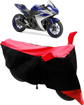 Flipkart SmartBuy Two Wheeler Cover for Yamaha(YZF R25, Black, Red)