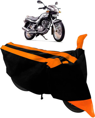 Flipkart SmartBuy Two Wheeler Cover for TVS(Fiero F2, Black, Orange)