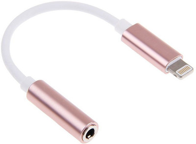 

ReTrack 8Pin to 3.5mm Aux Headphone Jack Audio Adapter ip 7 & 7 Plus/ip 8,8plus USB Adapter(Rose Gold)