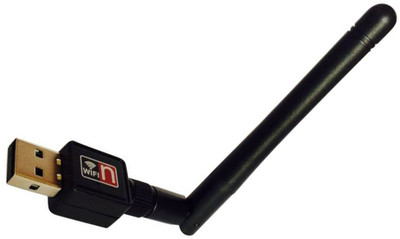 

BERRIN 802.11n 600Mbps WiFi Wireless Lan Network Card With Antenna USB Adapter(Black)