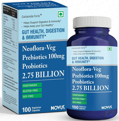 

Carbamide Forte Pre & Probiotic Supplement - Better Digestion - Gas Relief(100 No)
