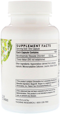 

Thorne Research Thorne Research, Niacel, Nicotinamide Riboside, 60 Capsules(60 No)