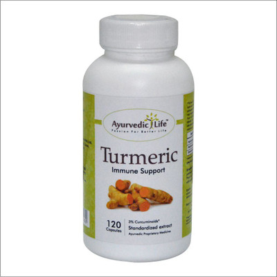 Ayurvedic Life Turmeric 120 capsules(120 No)